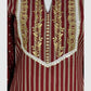 Mehroon Pure Cotton Farshi Salwar Co-ord Set with Embroidery