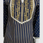Navy Blue Pure Cotton Printed Farshi Salwar Co-ord Set
