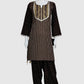 Brown Pure Cotton Viral Farshi Salwar Co-ord Set