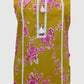 Mustard Pure Cotton Printed Farshi Salwar Co-ord Set with Lace Detailing