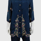 T-Blue Pure Chinnon Semi-Formal Co-ord Set
