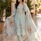 Sky Mal Chanderi Straight Suit Dupatta Set with Thread Embroidery