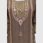 Mouse Pure Chinnon Embroidered Short Suit Set