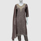 Mouse Premium Silk Hand Embroidered Straight Suit Set
