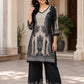 Grey Premium Modal Digital Printed Designer Co-ord Set