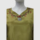 Green Premium Pure Crepe Digital Printed Semi-Formal Co-ord Set