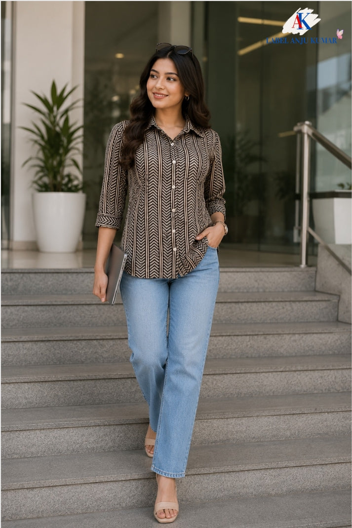Pure cotton printed Shirts