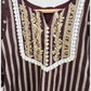 Brown Pure Cotton Ethnic Set for Girls | Newborn to 7 Years