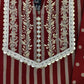 Mehroon Pure Cotton Ethnic Set for Girls | Newborn to 7 Years