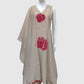 Beige Mal Chanderi Full Ghera Anarkali Suit with Hand & Patch Work