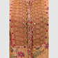 Peach Premium Pure Linen A-Line Suit with Mirror & Thread Work and Digital Print Dupatta