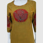 Green Pure Handloom Cotton Straight Suit with Handblock Work & Dupatta