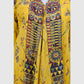 Yellow Pure Crepe Viral Indo-Western Co-ord Set