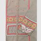 Mouse (Grey-Taupe) Khadi Cotton A-Line Suit Dupatta Set with Patchwork & Pockets | Label Anju Kumar
