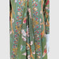 Mehendi Green Pure Crepe Printed Indo-Western Co-ord Set