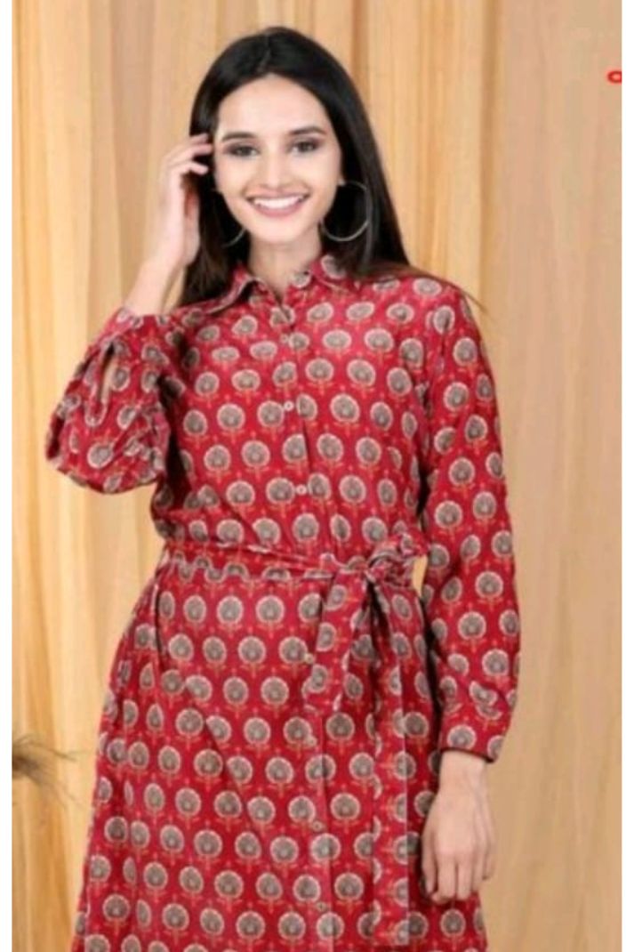 VELVET KURTI KA-10836 PRINT-4
