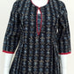 Printed Cotton Short Kurti – Casual / Office Ethnic Top | Label Anju Kumar