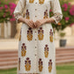Off White Khadi Cotton A-Line Kurti with Pockets & Floral Hand Block Print | Label Anju Kumar