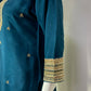 Magenta,Blue & Red Dola Silk Festive Straight Suit with Hand Embroidery & Organza Cutwork Dupatta