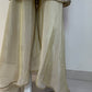Green, Rust & Off-White Ivory Shimmer Tissue A-Line Anarkali Suit with Sharara & Dupatta