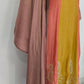 Multicolour Pure Mal Chanderi Anarkali Suit with Hand Embroidery