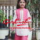 Off-White Cotton Sharara Set with Pink Printed  Short Jacket – Girls Summer Ethnic Wear