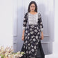 Black Pure Cotton Printed Suit with Dupatta – Ethnic Wear for Women | M to 5XL