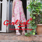 Pink Floral Cotton Dhoti Set with Dupatta – Traditional Ethnic Wear for Girls | Label Anju Kumar