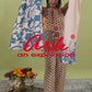 Blue Printed A-Line Coord Set | Pure Cotton Ethnic Co-ord for Women (M–3XL)