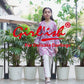 Wine Ikkat Print Kurti with Offwhite Trouser – Summer Cotton Coord Set for Girls (8 to 18 Years) | Kids Ethnic Wear – Label Anju Kumar
